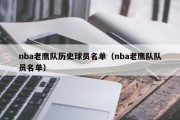 nba老鹰队历史球员名单（nba老鹰队队员名单）